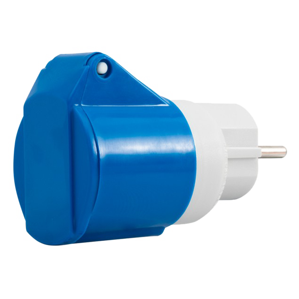 F-Elektro 73001 Camping-Adapter von CEE nach Schuko-Steckdose 16A, IP4 ...
