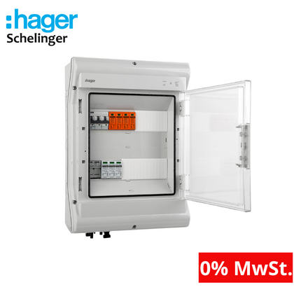 Hager Solar Anschlusskasten Photovotlaic DC/AC 1-String 24-Module IP65 VDE 0% MwSt.