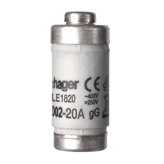 Hager LE1820 Sicherungseinsatz D02, 20 A