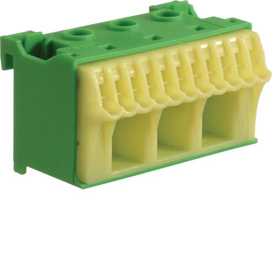 Hager KN14E QuickConnect-PE-Klemme mit 14 Klemmstellen