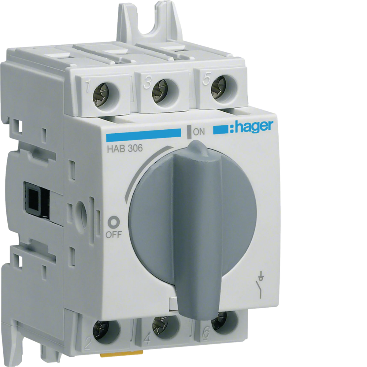 Hager HAB306 Lasttrennschalter 3P 63 A 8 kV - drehbar