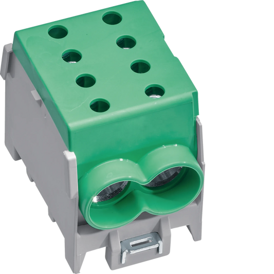 Hager KH70GN Hauptleitungsabzweigklemme 1polig, 4 × 70mm², IP20, Farbe: Grün