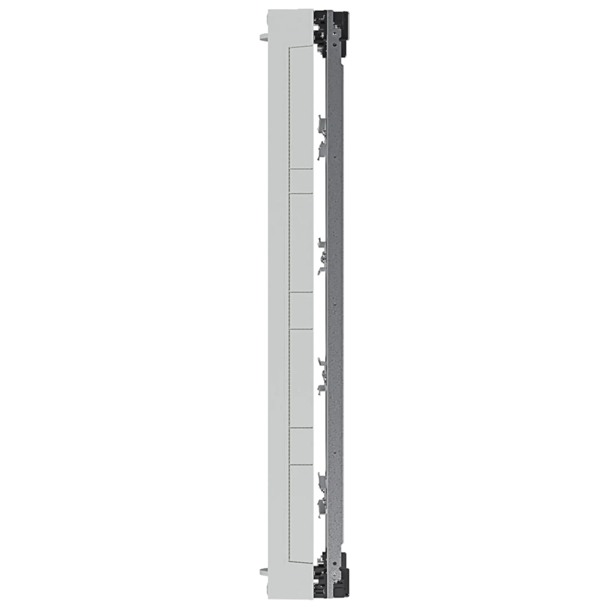 Hager UW41U Einbausatz, univers FW, mit Hutschienen, für Feldverteiler UP 4-reihig, 600 × 250mm, QuickConnect