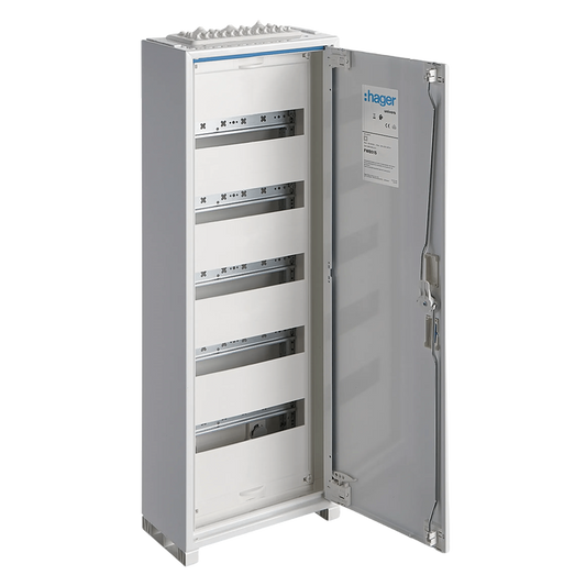 Hager FWB51S Feldverteiler univers, Aufputz, 800 × 300 × 161 mm, IP44, 60 PLE