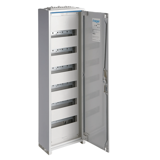 Hager FWB61S Feldverteiler univers, Aufputz, 950 × 300 × 161 mm, IP44, 72 PLE
