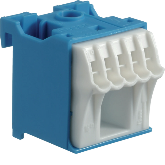 Hager KN06N QuickConnect-N-Klemme mit 6 Klemmstellen