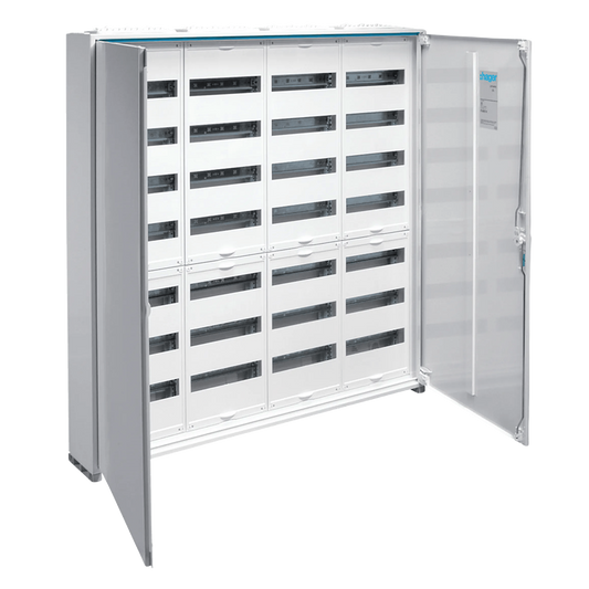 Hager FWB74S Feldverteiler univers, Aufputz, 1100 × 1050 × 161 mm, IP44, 336 PLE