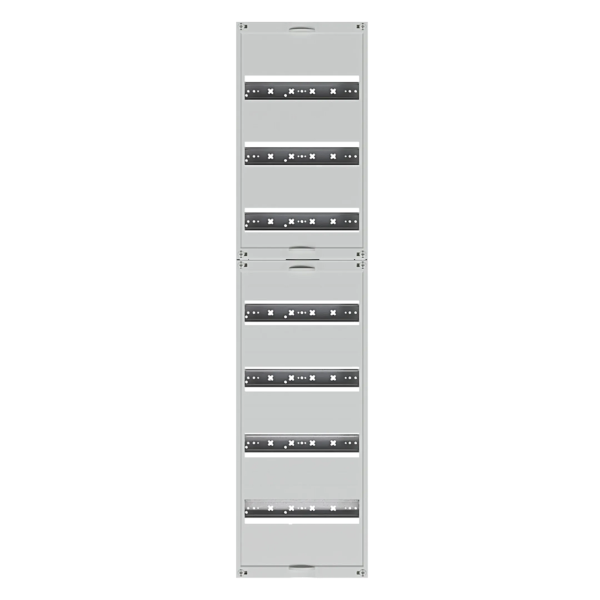 Hager UW71V Einbausatz, univ., mit Hutschienen, für Feldverteiler AP 7-reihig, 1050 × 250mm, QuickConnect