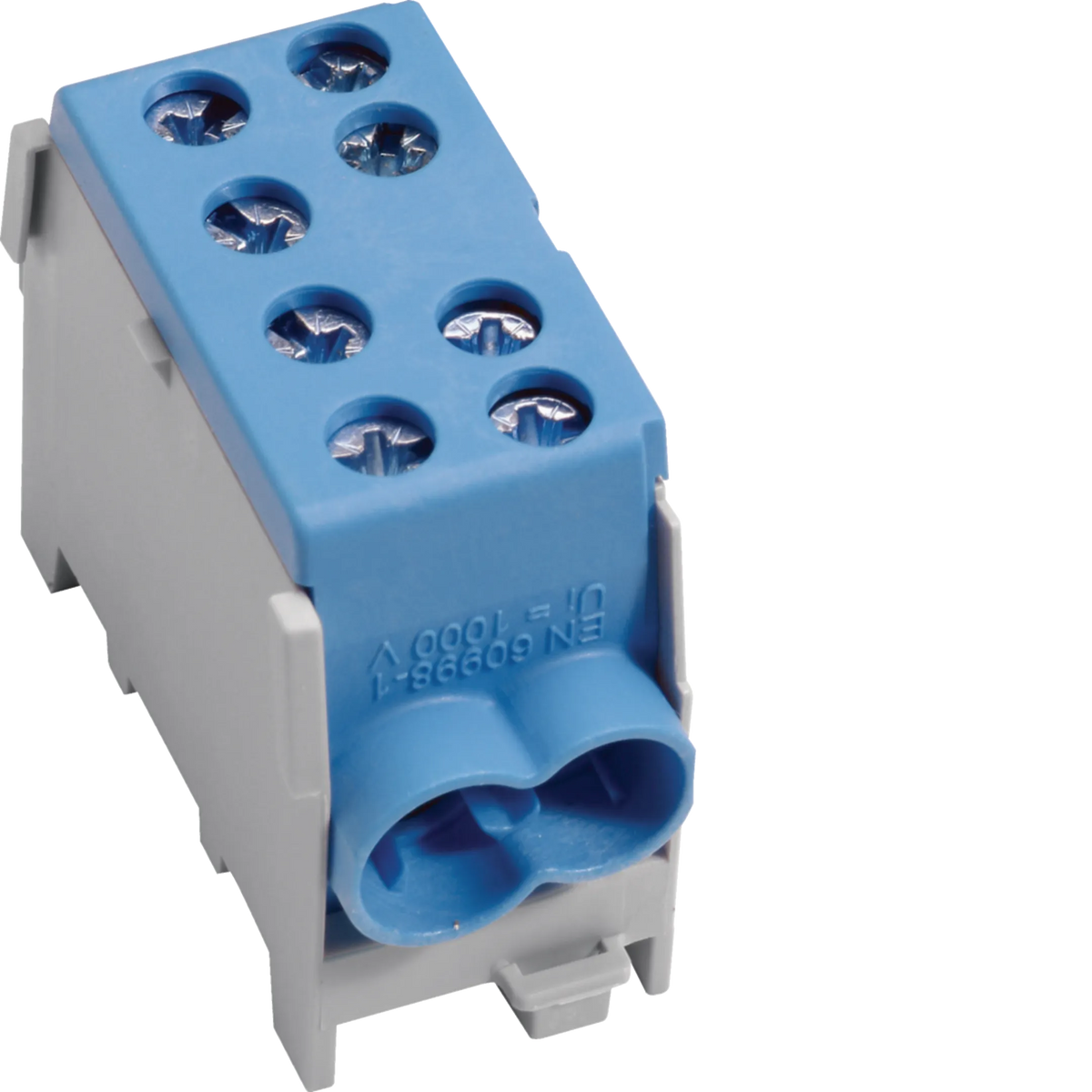 Hager KH35N Hauptleitungsabzweigklemme 1polig, 2 × 35mm²-2 × 25mm², IP20, Farbe: Blau