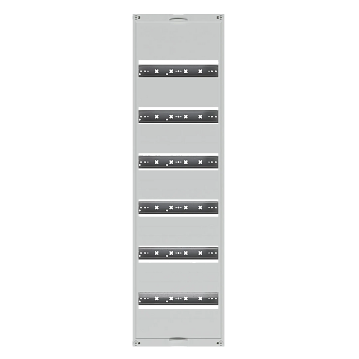 Hager UW61V Einbausatz, univ., mit Hutschienen, für Feldverteiler AP 6-reihig, 900 × 250mm, QuickConnect