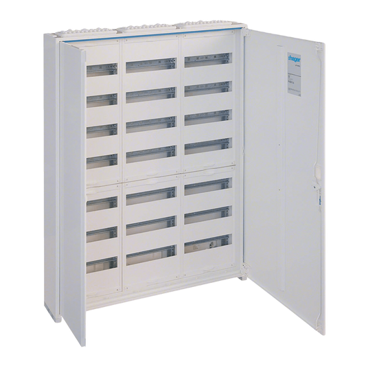 Hager FWB73S Feldverteiler univers, Aufputz, 1100 × 800 × 161 mm, IP44, 252 PLE