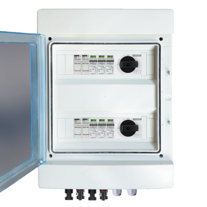Schelinger Solar Anschlusskasten Photovotlaic DC 2-Strings 24-Module mit Lastrenschaltern IP65 0%MwSt.