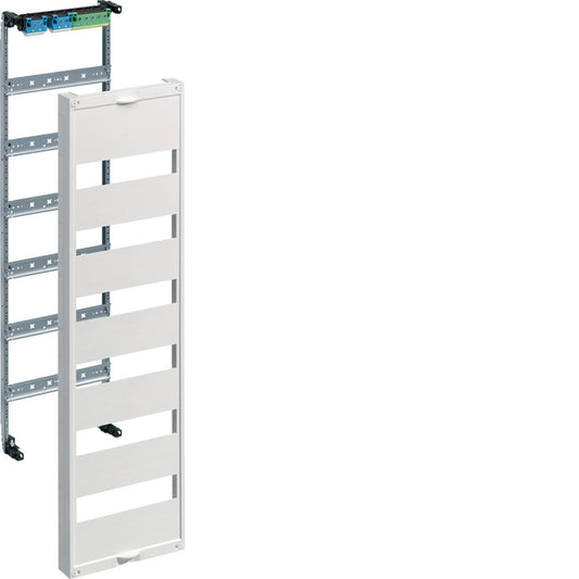 Hager UW61U Einbausatz, univers FW, mit Hutschienen, für Feldverteiler UP 6-reihig, 900 × 250mm, QuickConnect