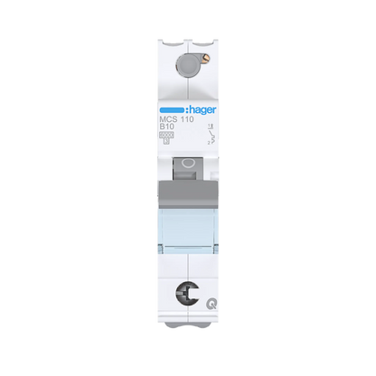 Hager MCS110 Leitungsschutzschalter 1-polig, C10, 6 kA, QuickConnect