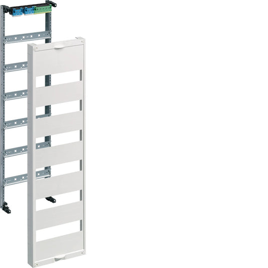 Hager UW61V Einbausatz, univ., mit Hutschienen, für Feldverteiler AP 6-reihig, 900 × 250mm, QuickConnect