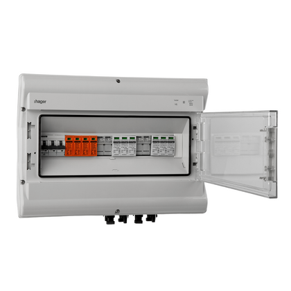 Hager Solar Anschlusskasten Photovotlaic DC/AC 2-Strings 18-Module IP65 VDE