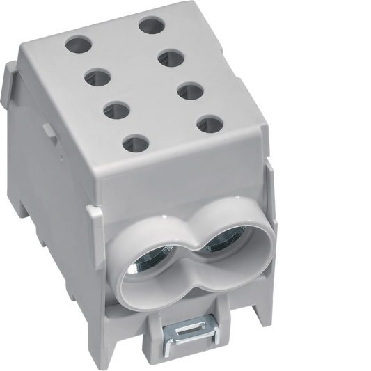 Hager KH70G Hauptleitungsabzweigklemme 1polig, 4 × 70mm², IP20, Farbe: Grau