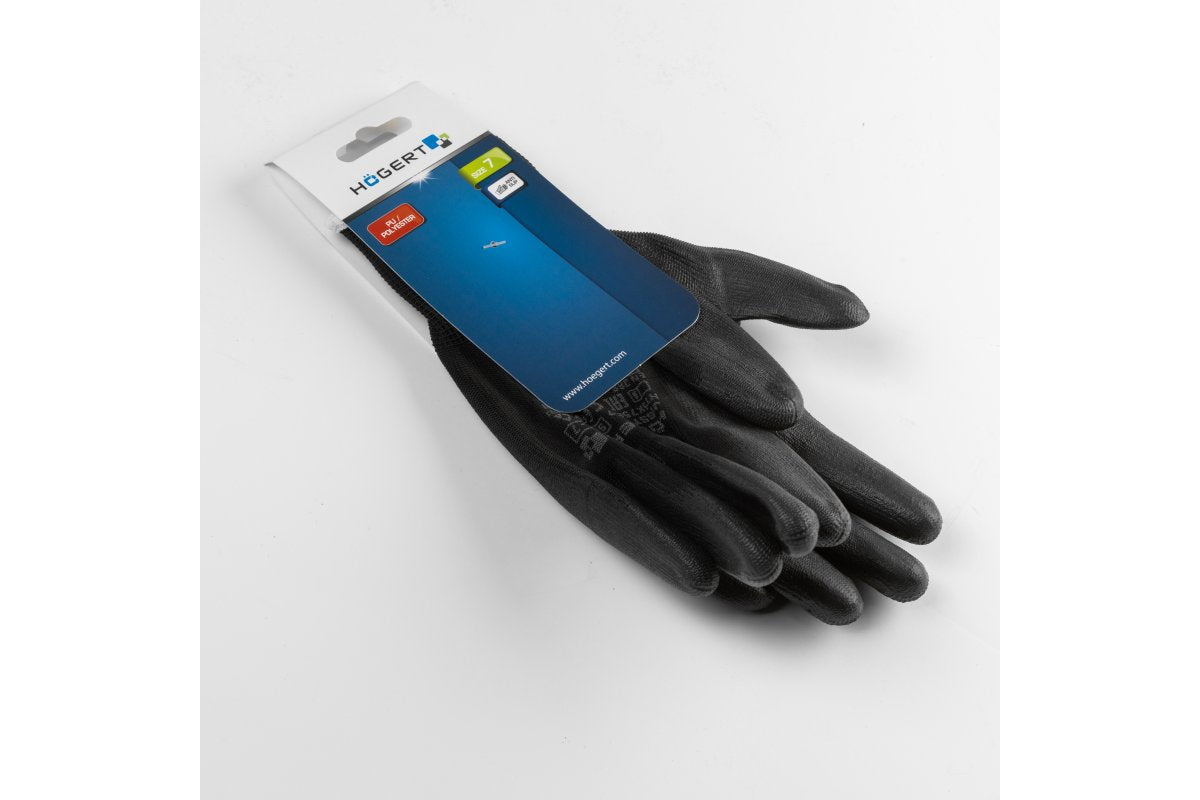 elektro handschuh JAGST Handschuhe mit Polyurethanbeschichtung schwarz 1 Paar / Größe S/ – AMK ELEKTRO