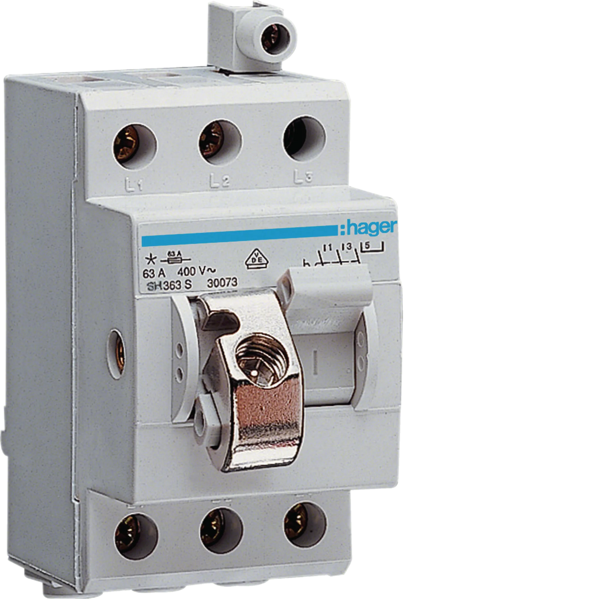Hager SH363S Lasttrennschalter Kompakt 3P 63 A 3-Schließer 400 V AC sperrbar