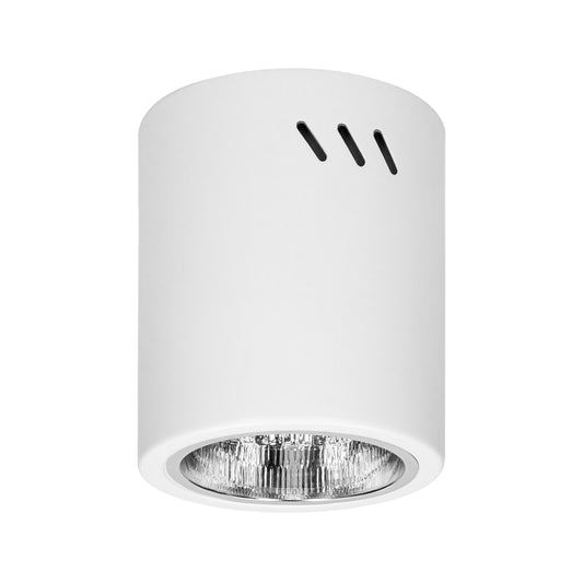 KORIN 13, Aufbau-Downlight, 60W, E27, Stahl, weiß