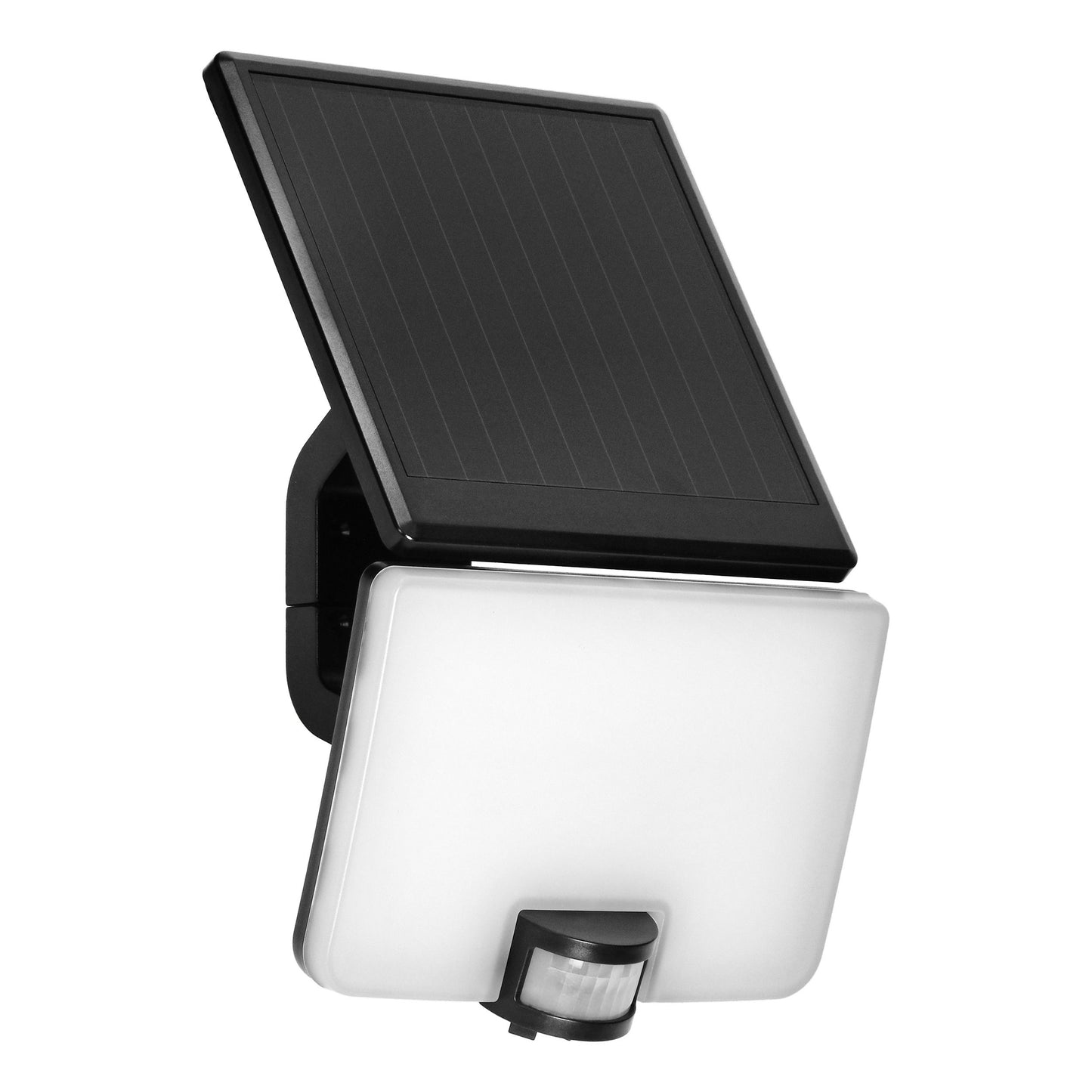 SOLIS LED 10W, Solarstrahler mit PIR-Sensor, 1200lm, IP54, 4000K, 3000 mAh, schwarz