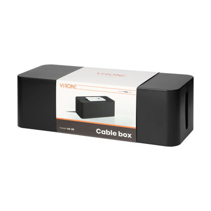 Kabelbox L, schwarz