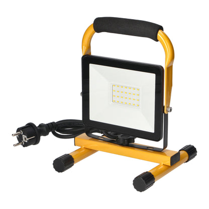 CAVO tragbarer LED-Fluter 30W, auf Stativ, 2100 lm, IP44, 4000K, Neutral weiß, mit 1,5m Kabel