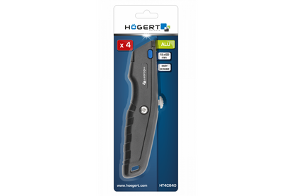 Högert Technik Messer mit trapezförmiger Klinge 1+3 Alu