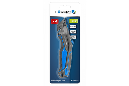 Högert Technik Messer mit trapezförmiger Klinge 1+3