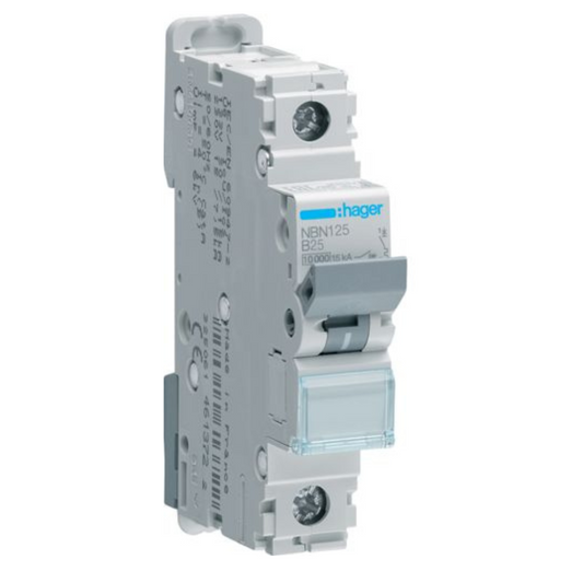 Hager NBN125 Leitungsschutzschalter, 1P, 10kA, B25