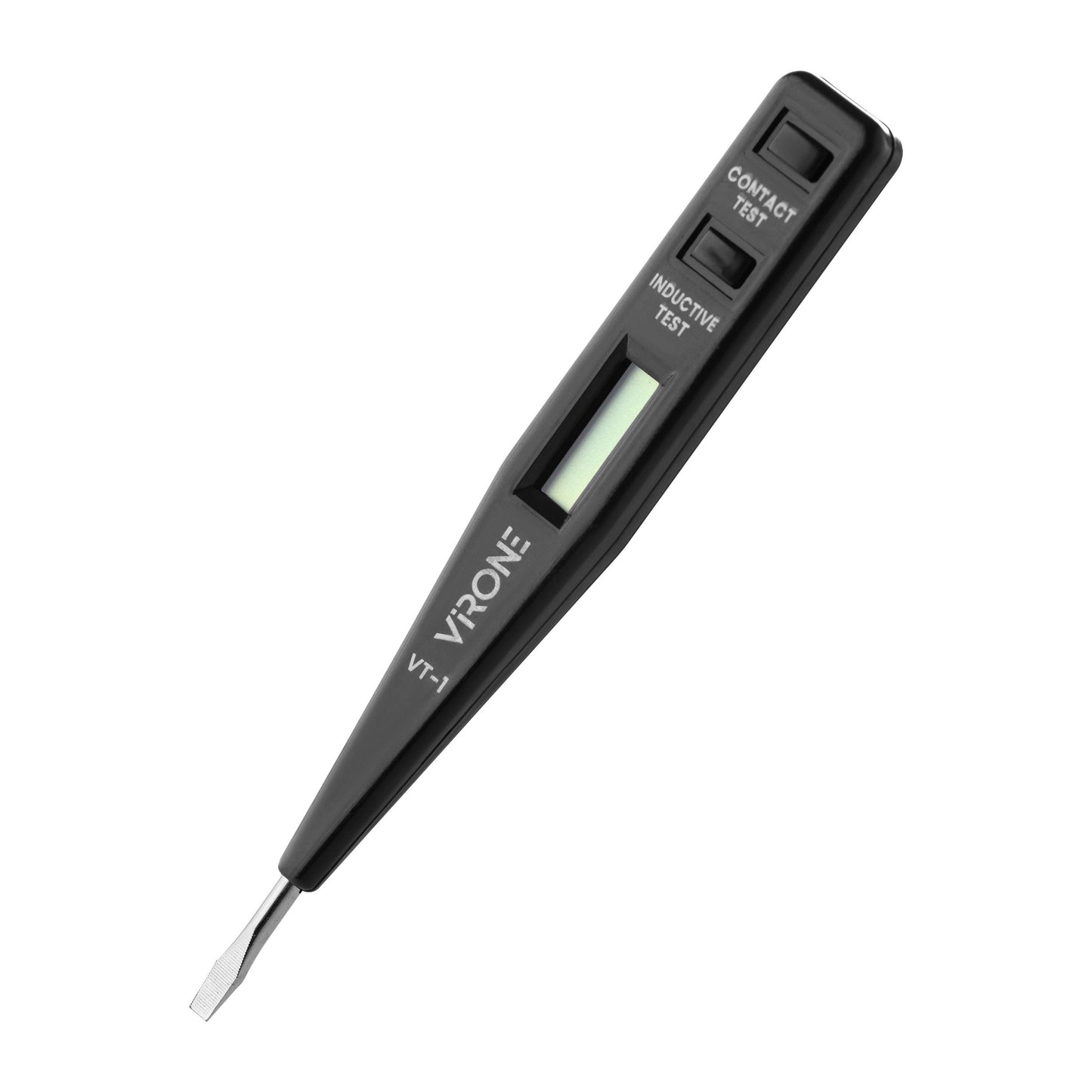 5-in-1 elektronischer Spannungsprüfer, Anwesenheitsprüfung, Messung, Induktion, Durchgang, DC-Polarität, schwarz