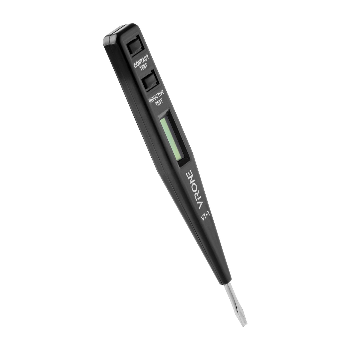 5-in-1 elektronischer Spannungsprüfer, Anwesenheitsprüfung, Messung, Induktion, Durchgang, DC-Polarität, schwarz