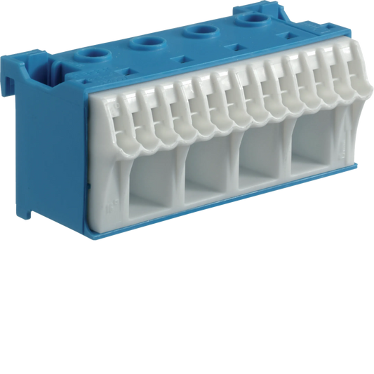 Hager KN18N QuickConnect-N-Klemme mit 18 Klemmstellen