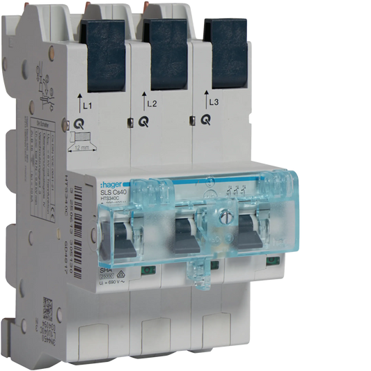 Hager HTS340C SLS-Schalter 3P Cs 40 A, QuickConnect