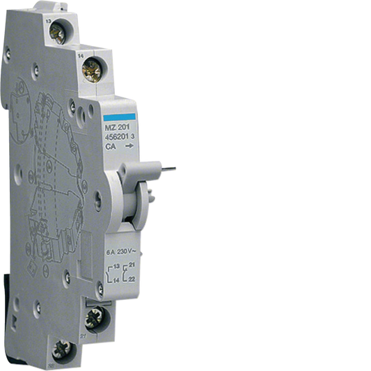Hager MZ201 Hilfsschalter für MCB RCBO < 125 A 1S+1 Ö 6 A 240 V