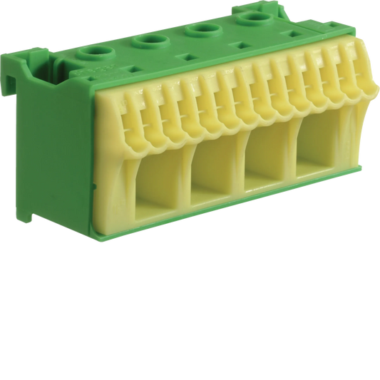 Hager KN18E QuickConnect-PE-Klemme mit 18 Klemmstellen