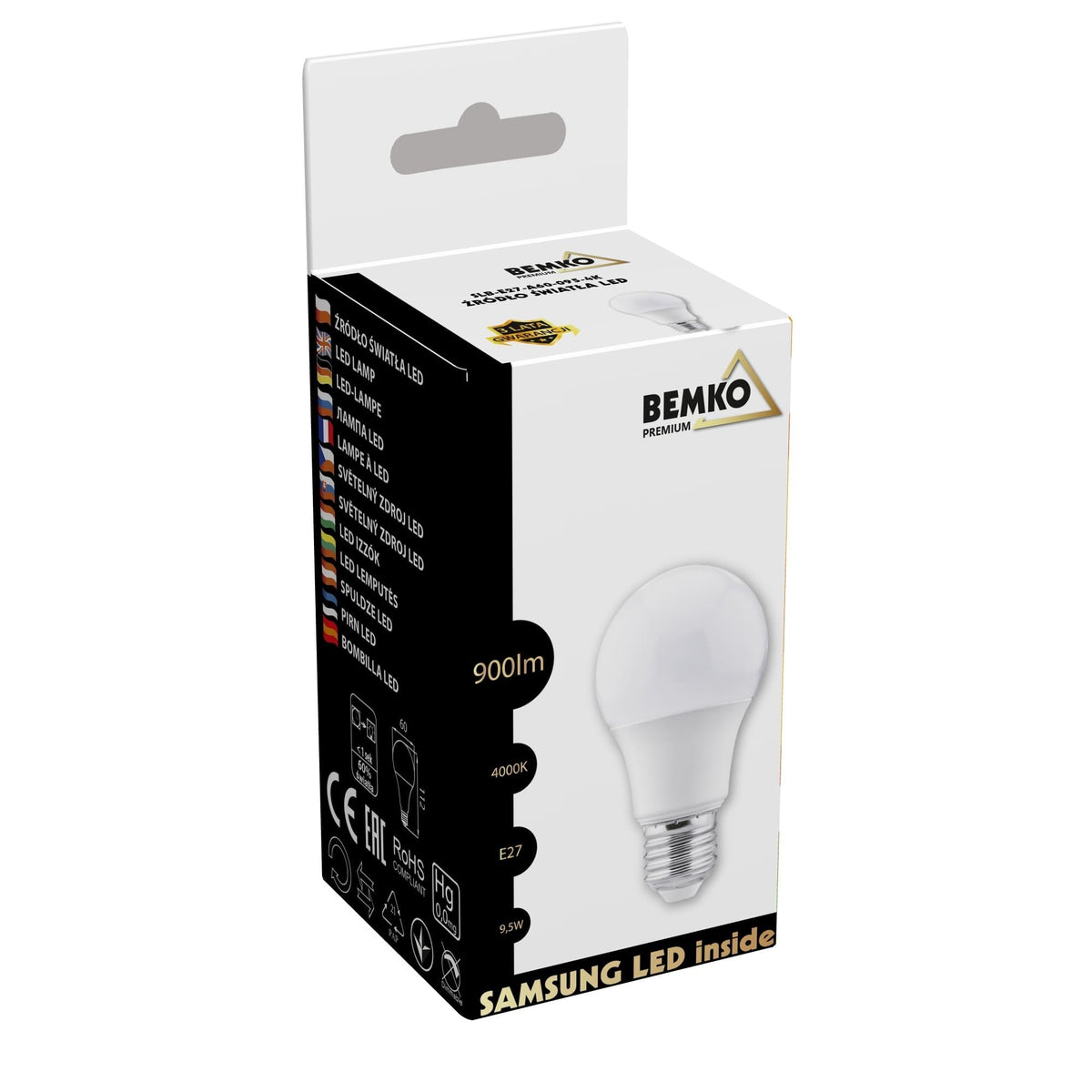 Bemko LED-Lampe E27 A60 9,5W D84-SLB-E27-A60-095-4K – Ansicht 4
