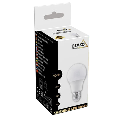 Bemko LED-Lampe E27 A60 9,5W D84-SLB-E27-A60-095-4K – Ansicht 4