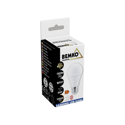Bemko LED-Lampe E27 A60 11W Sensor D84-SLB-E27-A60-110-3K-MS – Ansicht 2
