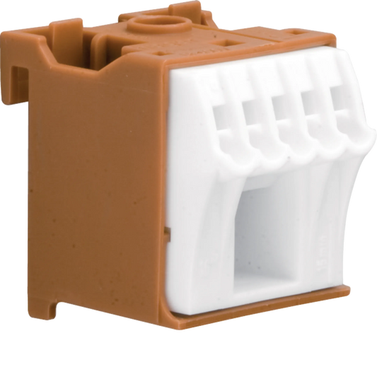Hager KN06P QuickConnect-L-Klemme mit 6 Klemmstellen