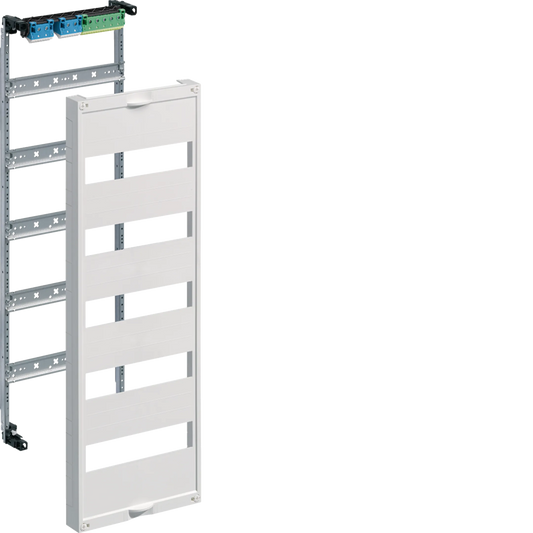 Hager UW51U Einbausatz, univers FW, mit Hutschienen, für Feldverteiler UP 5-reihig, 750 × 250mm, QuickConnect