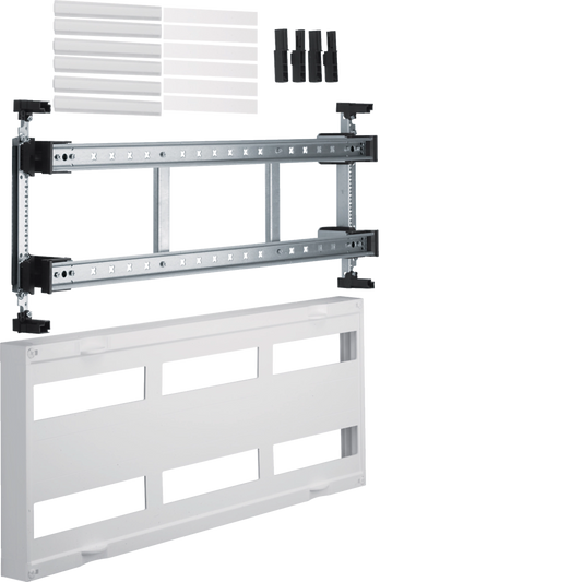 Hager UD23B1 Baustein, universN, 300 × 750mm, für Reiheneinbaugeräte waagerecht, 6 × 12 PLE