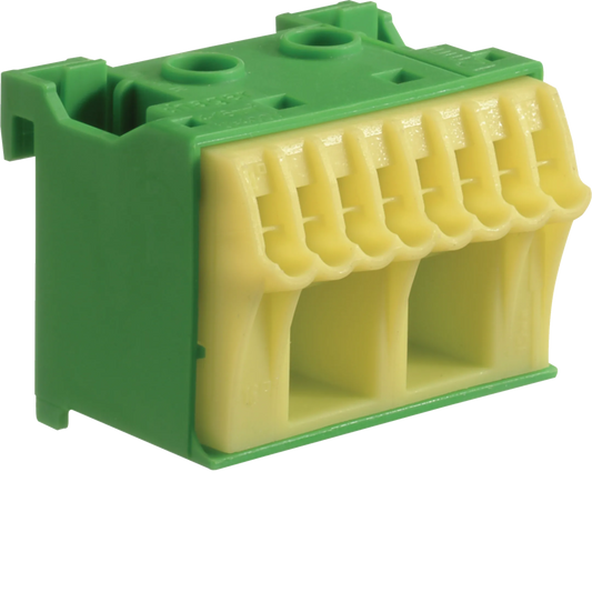 Hager KN10E QuickConnect-PE-Klemme mit 10 Klemmstellen