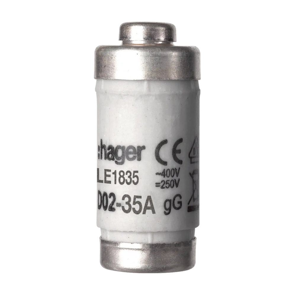 Hager LE1835 Sicherungseinsatz D02, 35 A