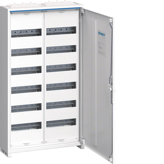 Hager FWB62S Feldverteiler Aufputz, 950x550x161, univers, IP44, SKII, 144PLE, QuickConnect