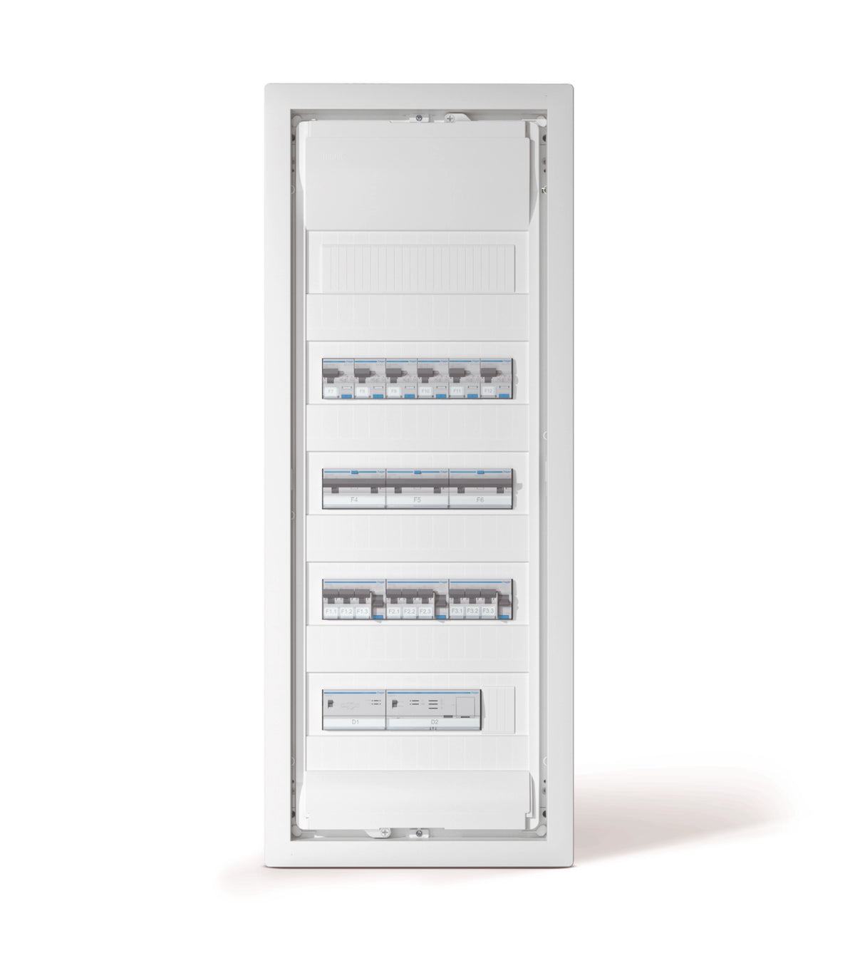 Hager VU60NC Kleinverteiler volta, Unterputz, 5x12 PLE, IP30, Schutzklasse II, Stahlblechtür