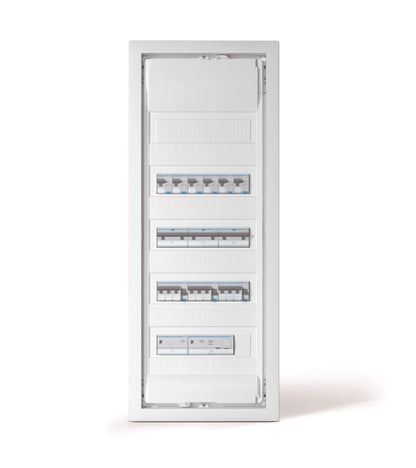Hager VU60NC Kleinverteiler volta, Unterputz, 5x12 PLE, IP30, Schutzklasse II, Stahlblechtür