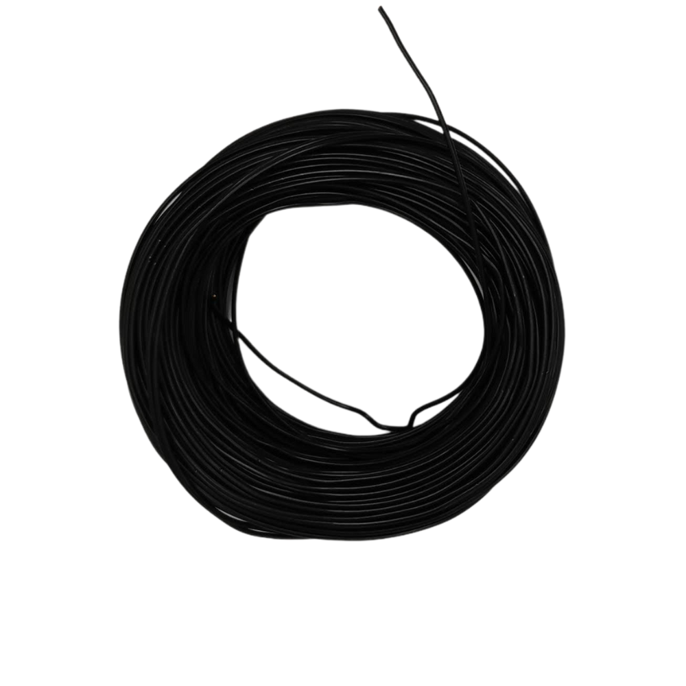 Kabel 1 x 0,5 (H05V-K) 10 Meter / schwarz