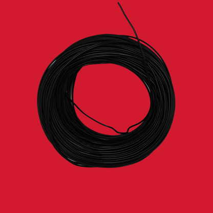 Kabel 1 x 0,5 (H05V-K) 10 Meter / schwarz