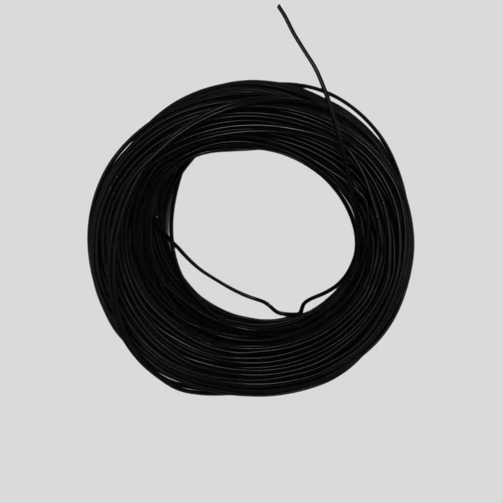 Kabel 1 x 0,5 (H05V-K) 10 Meter / schwarz